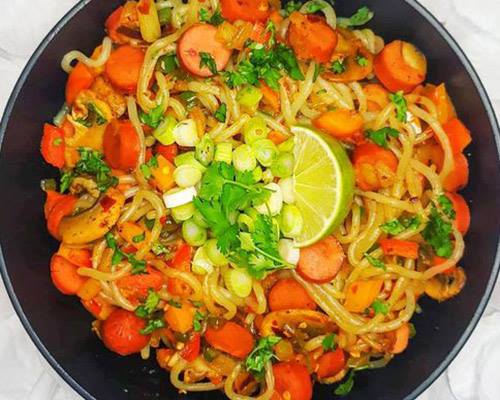 Spicy Hotdog Pasta
