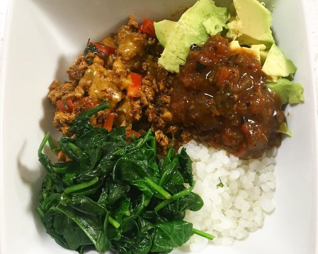 Chicken Taco Bowl with Miracle Rice