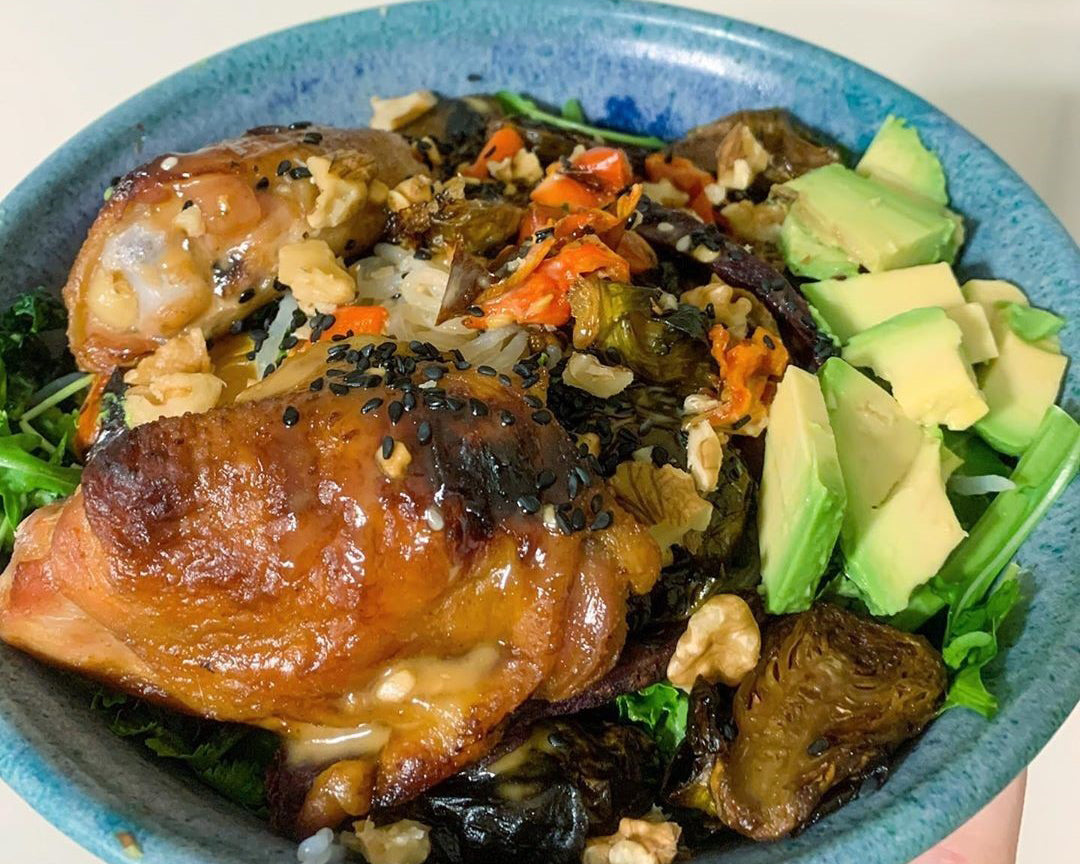 Thai Peanut Chicken Noodle Bowl