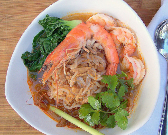 Thai Tom Yum Soup with Shrimp