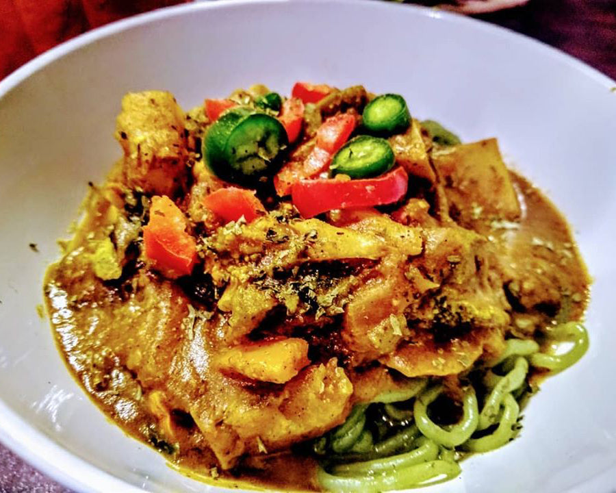 Vegan Pumpkin Curry Pasta