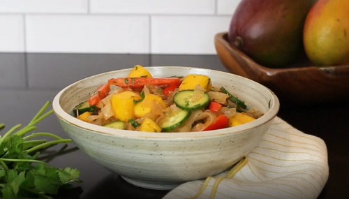 Spicy Mango Chili Noodle Salad