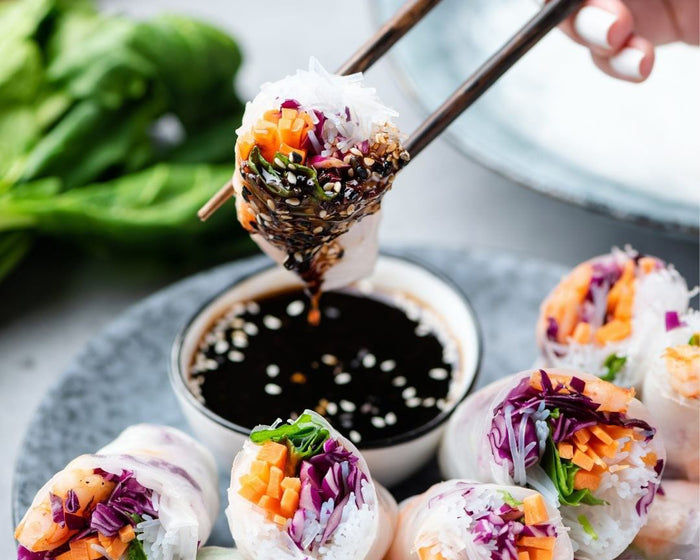 FODMAP Friendly Rice Paper Rolls