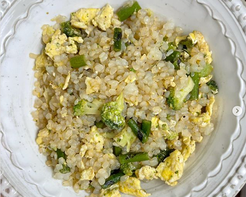Keto Fried Rice With Veggies