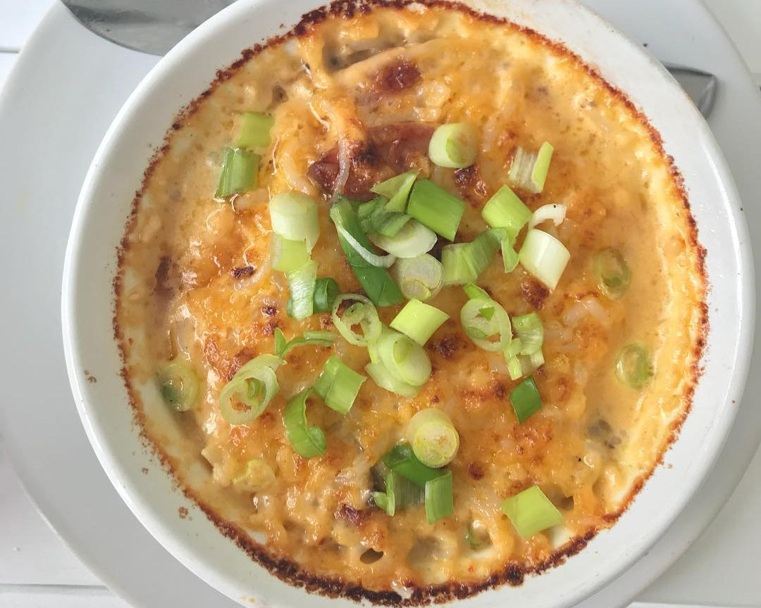 Keto Brisket Mac and Cheese