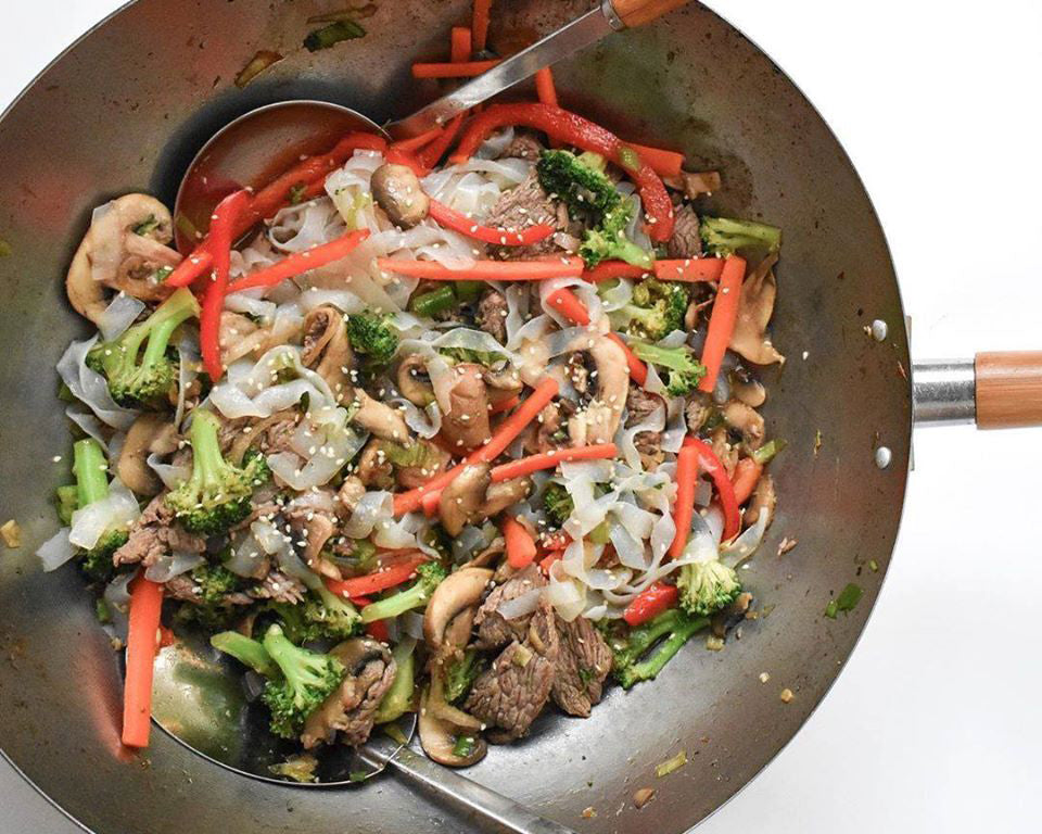 Low-carb Steak and Veggie Stir Fry