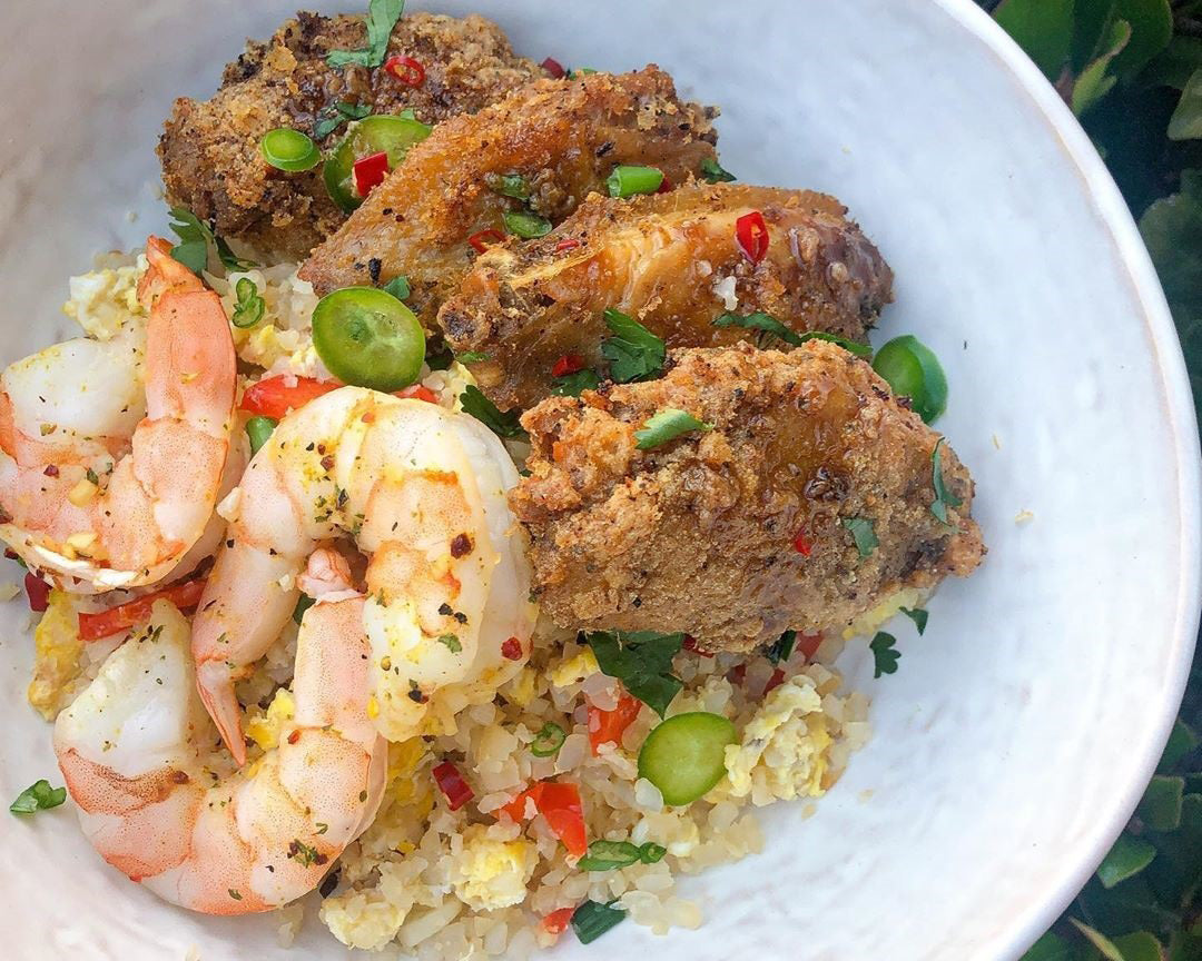 Keto Shrimp Fried Rice