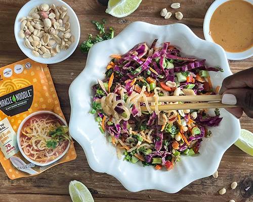 Thai Tom Yum Asian Noodle Salad