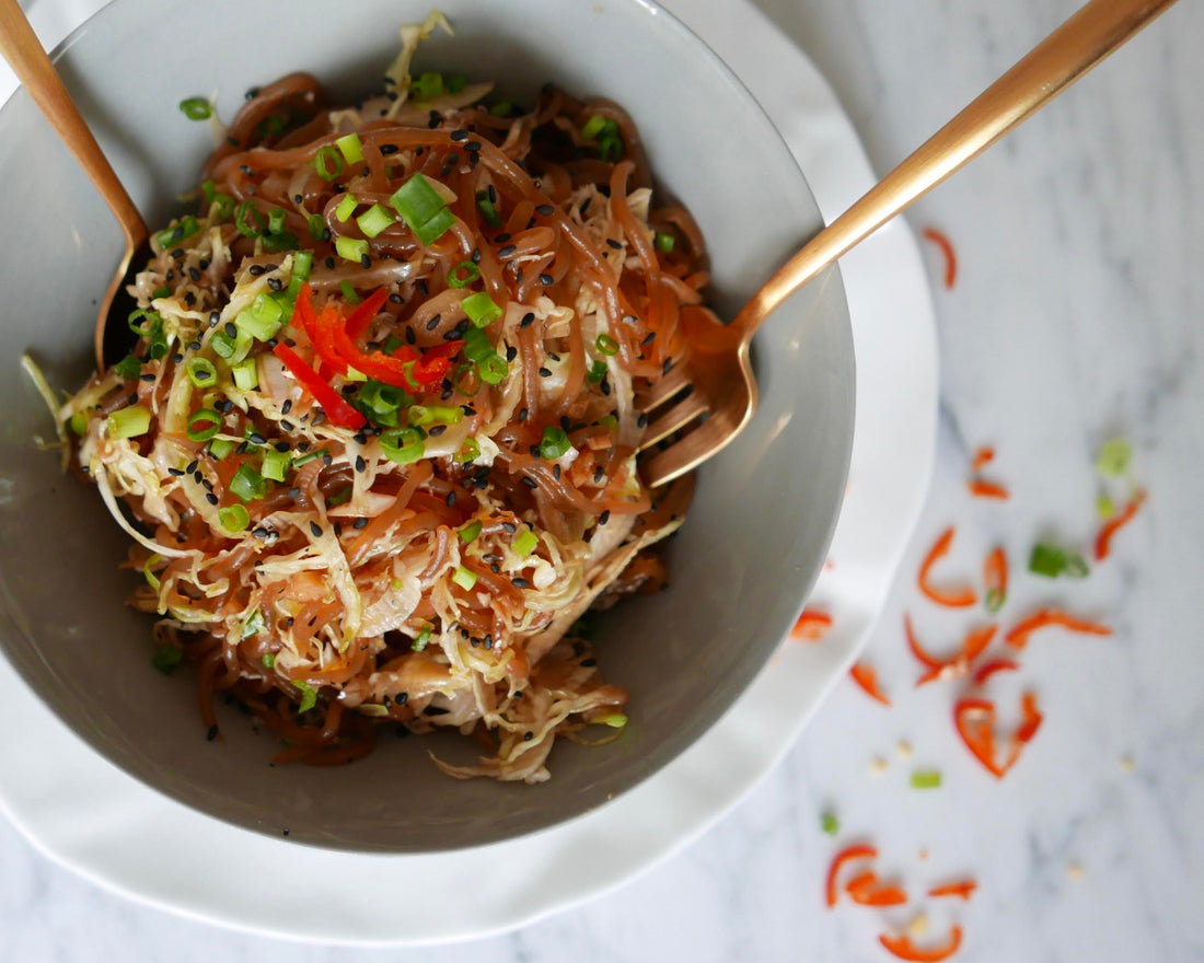 Ginger Sesame Miracle Noodle Salad