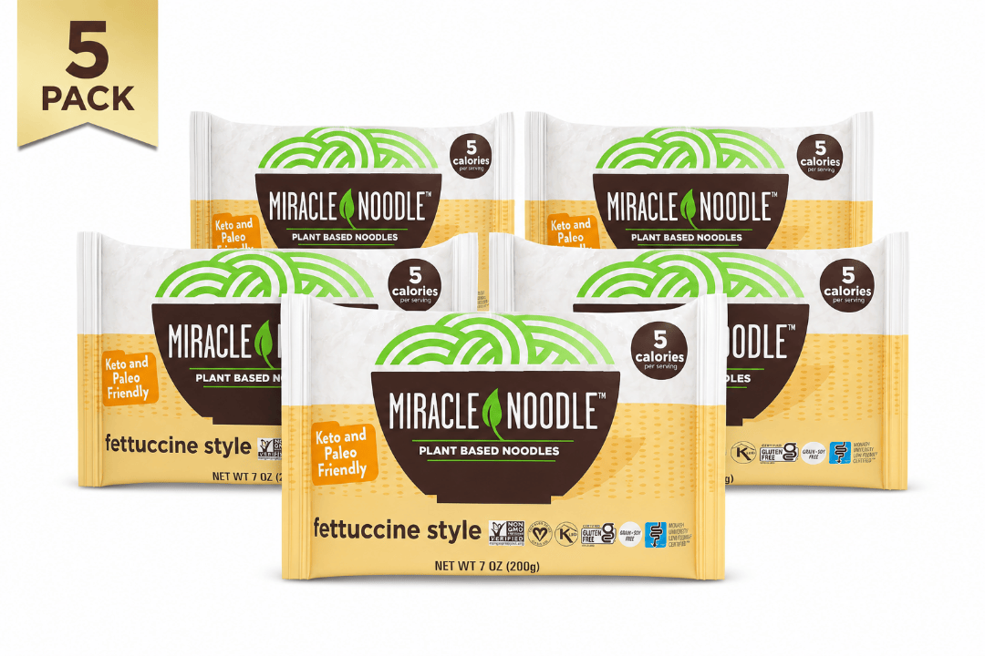 5-Pack Miracle Noodle Fettuccine