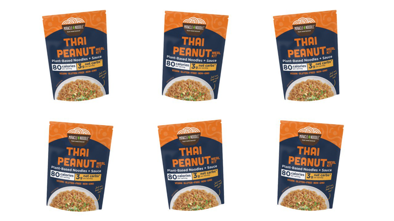 Miracle Noodle Thai Peanut Keto Meal