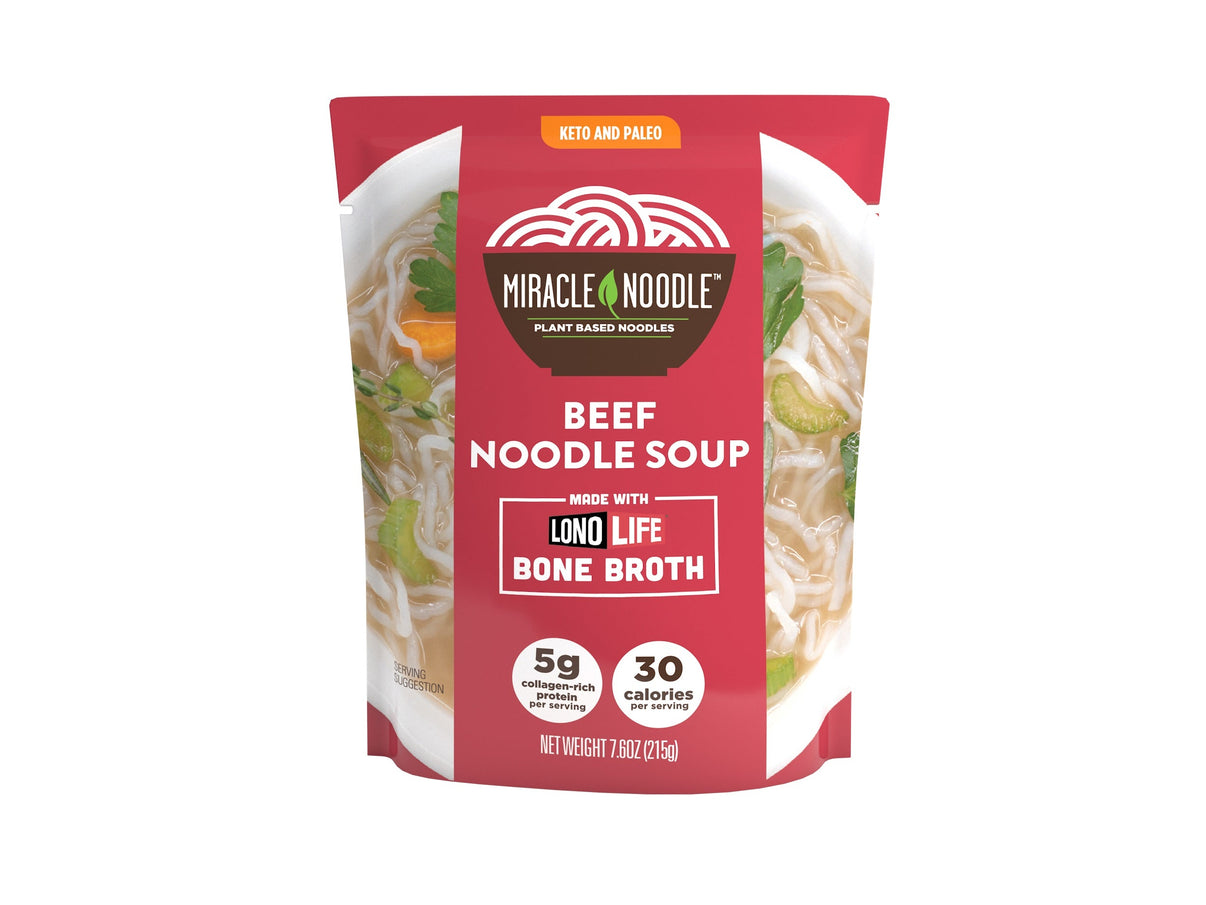 Bone Broth Beef Noodle Soup Miracle Noodle