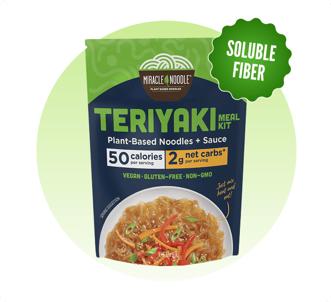 Miracle Noodle Teriyaki Keto Meal