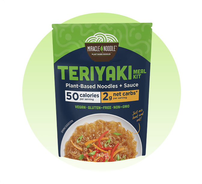 Miracle Noodle Teriyaki Keto Meal