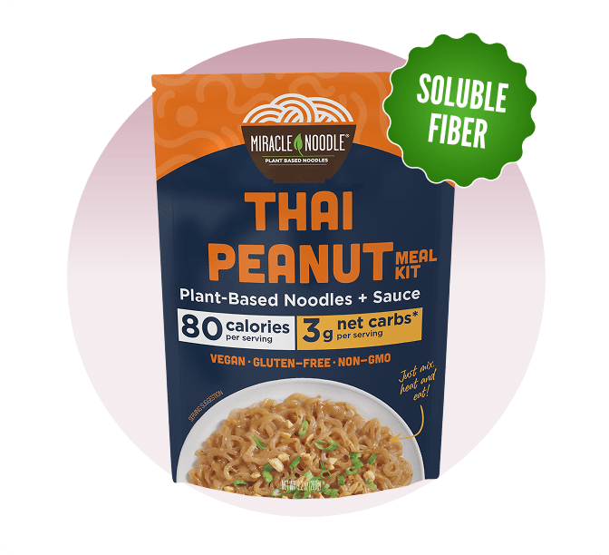 Miracle Noodle Thai Peanut Keto Meal