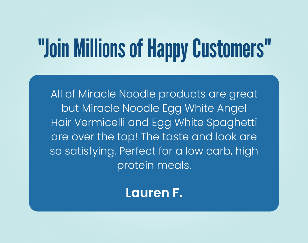 Miracle Noodle Egg White Spaghetti Noodles