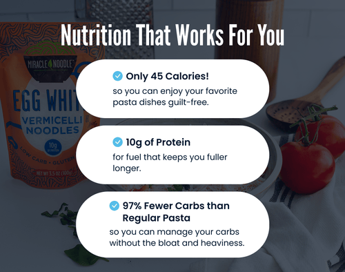 Miracle Noodle Egg White Angel Hair/Vermicelli Noodles