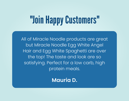 Miracle Noodle Egg White Angel Hair/Vermicelli Noodles