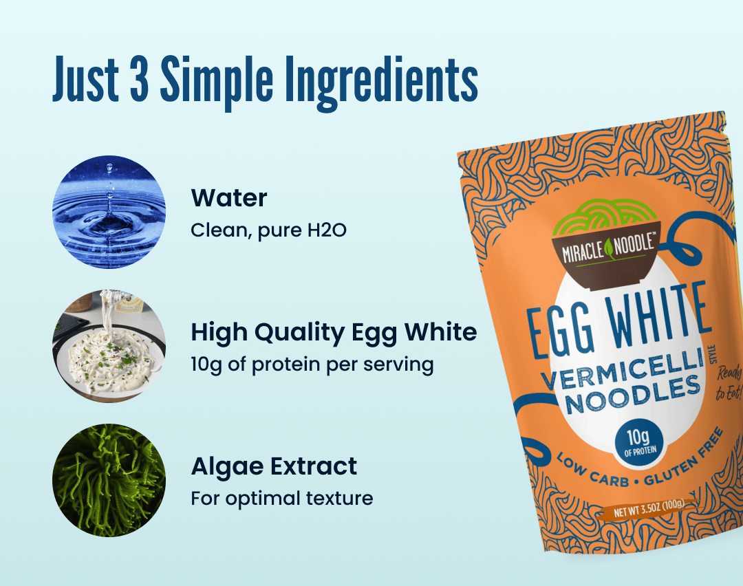 Miracle Noodle Egg White Angel Hair/Vermicelli Noodles