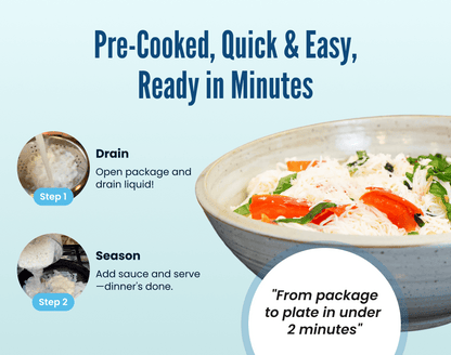 Miracle Noodle Egg White Angel Hair/Vermicelli Noodles