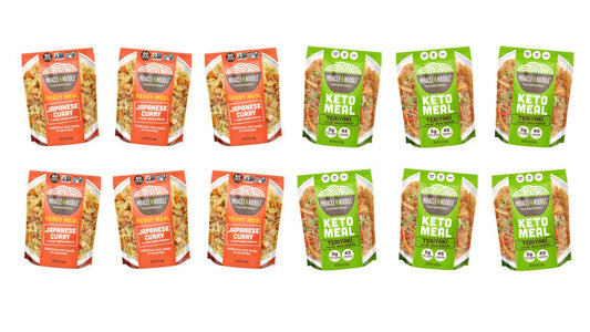 12-Pack Bundle: Ready to Eat Japanese Curry and Teriyaki Keto Meal