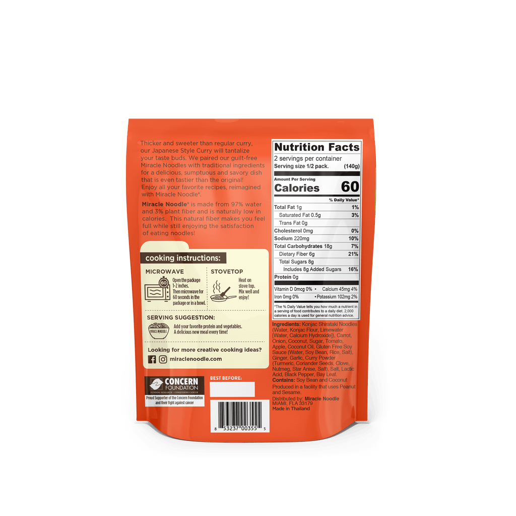 Miracle Noodle Ready-to-Eat Japanese Curry Noodles