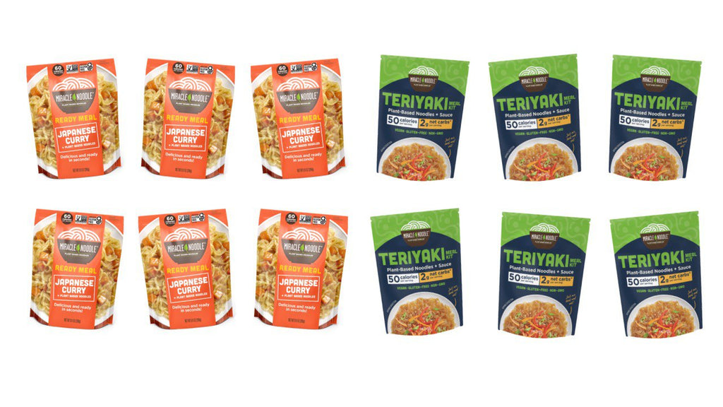12-Pack Bundle: Ready to Eat Japanese Curry and Teriyaki Keto Meal