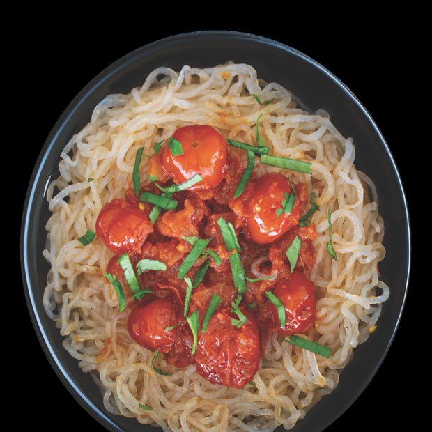 Ready-to-eat spaghetti bowl